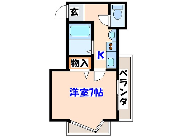 スカイヒルズ台原の物件間取画像